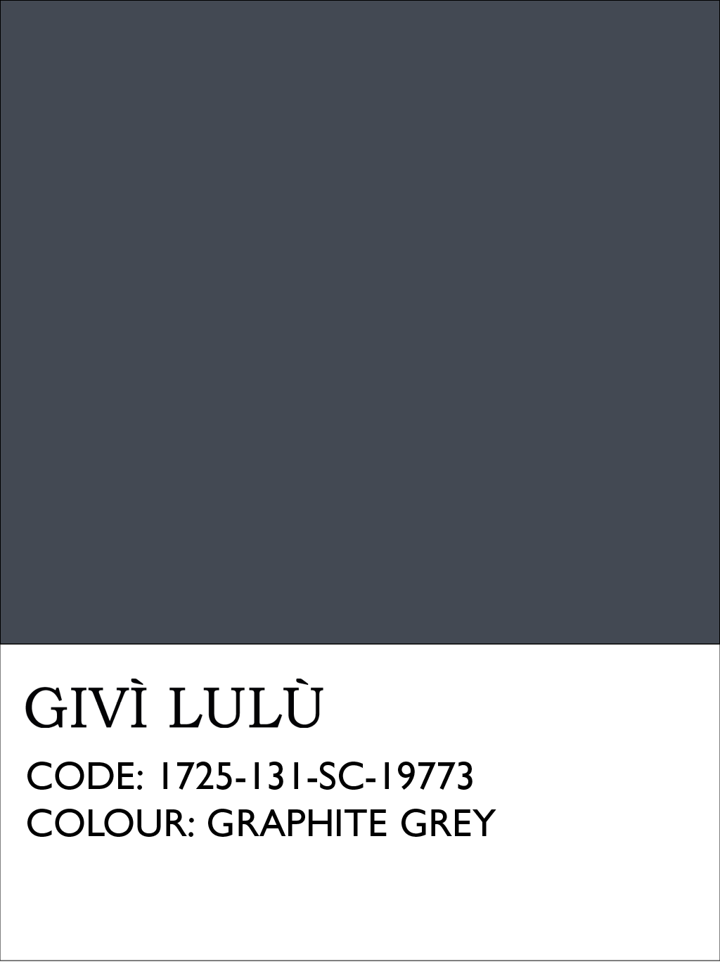 Tessuto Percalle 200 Thread Count - Graphite Grey