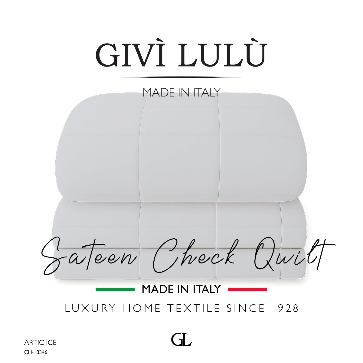 Check Quilt Winter - ARTIC ICE
