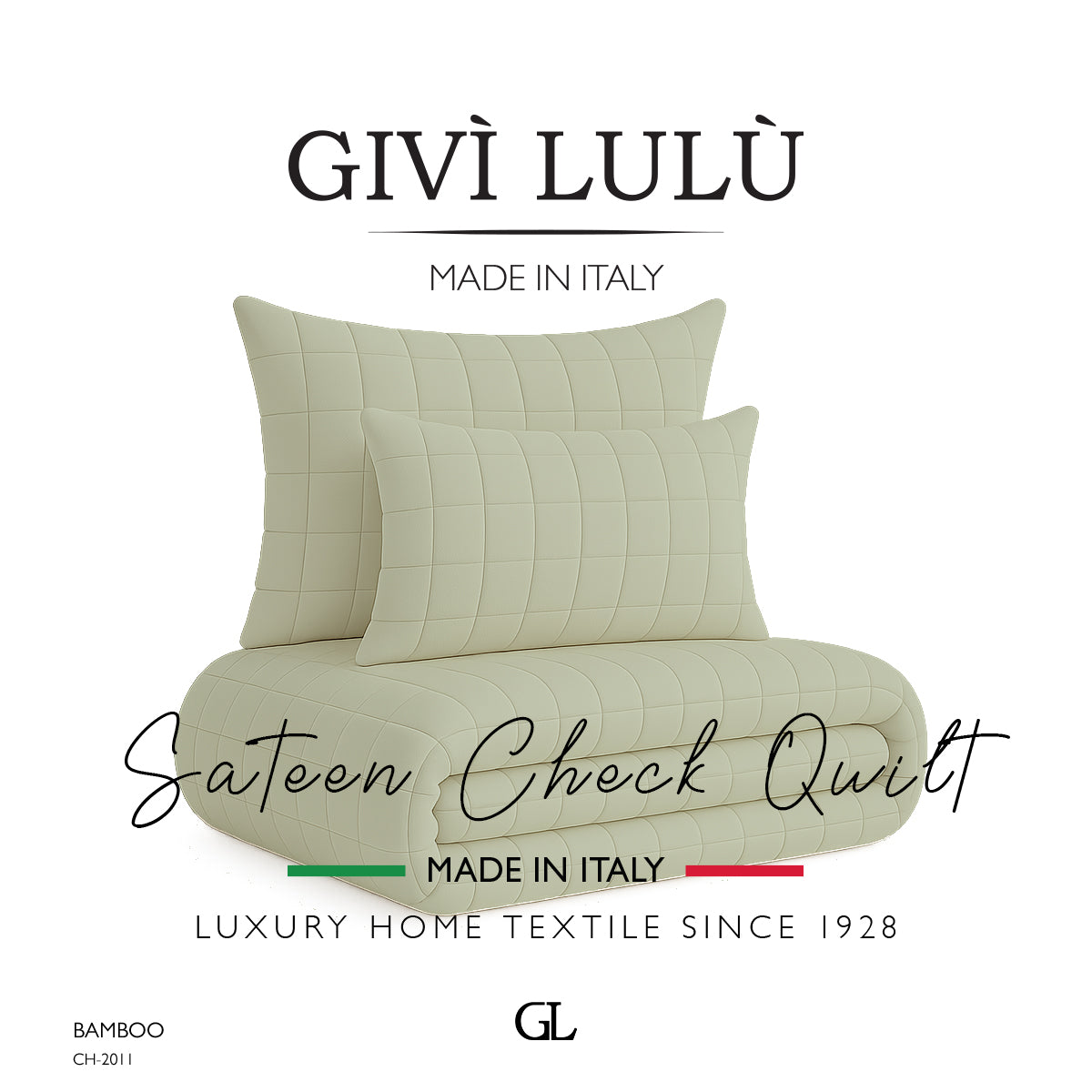 Check Quilt Mid Season - BAMBOO