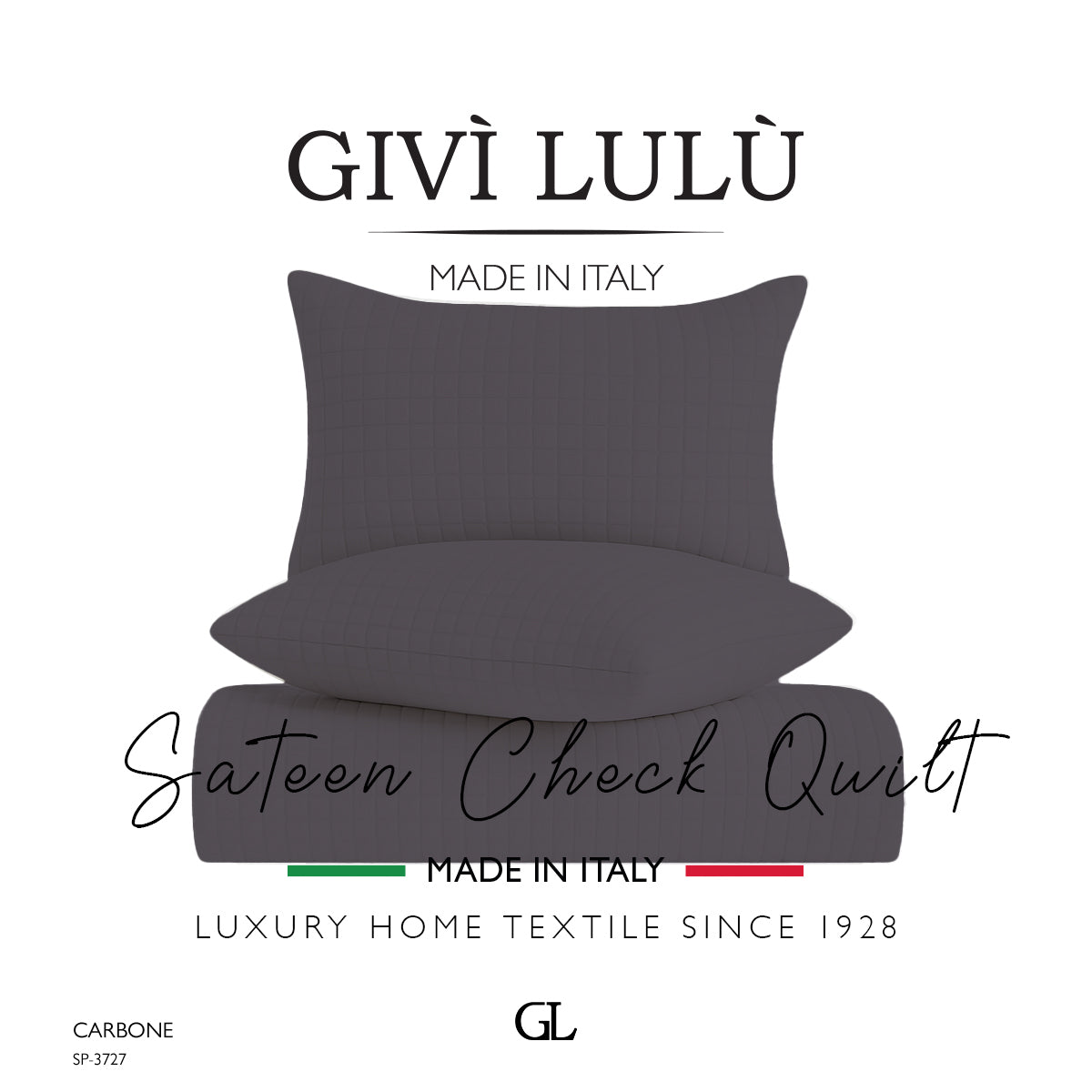 Check Quilt Summer - CARBONE