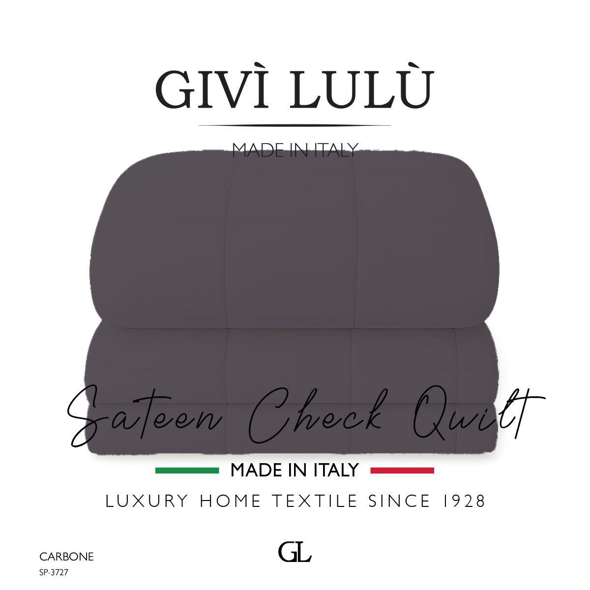 Check Quilt Winter - CARBONE