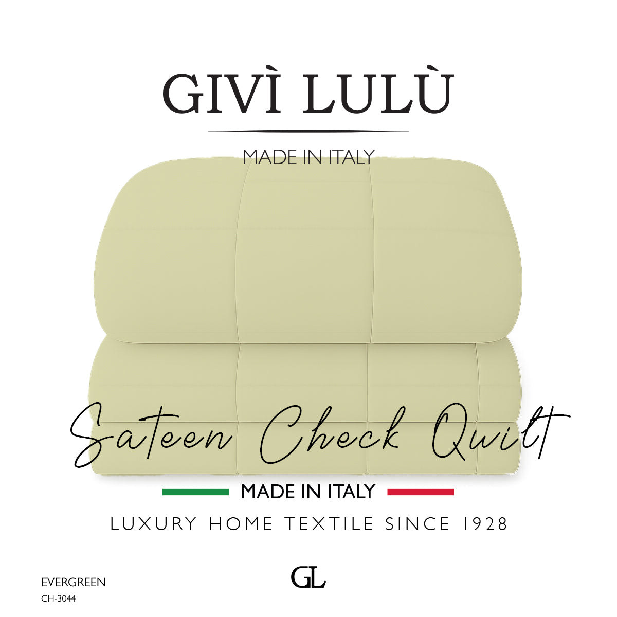 Check Quilt Winter - EVERGREEN