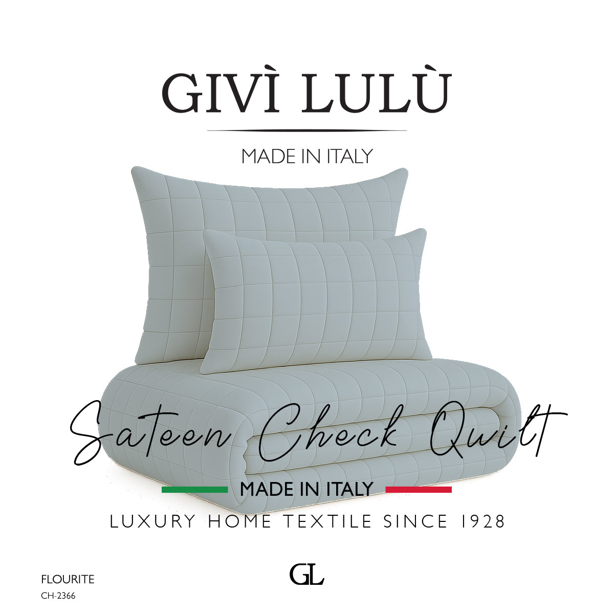 Check Quilt Mid Season - flourite