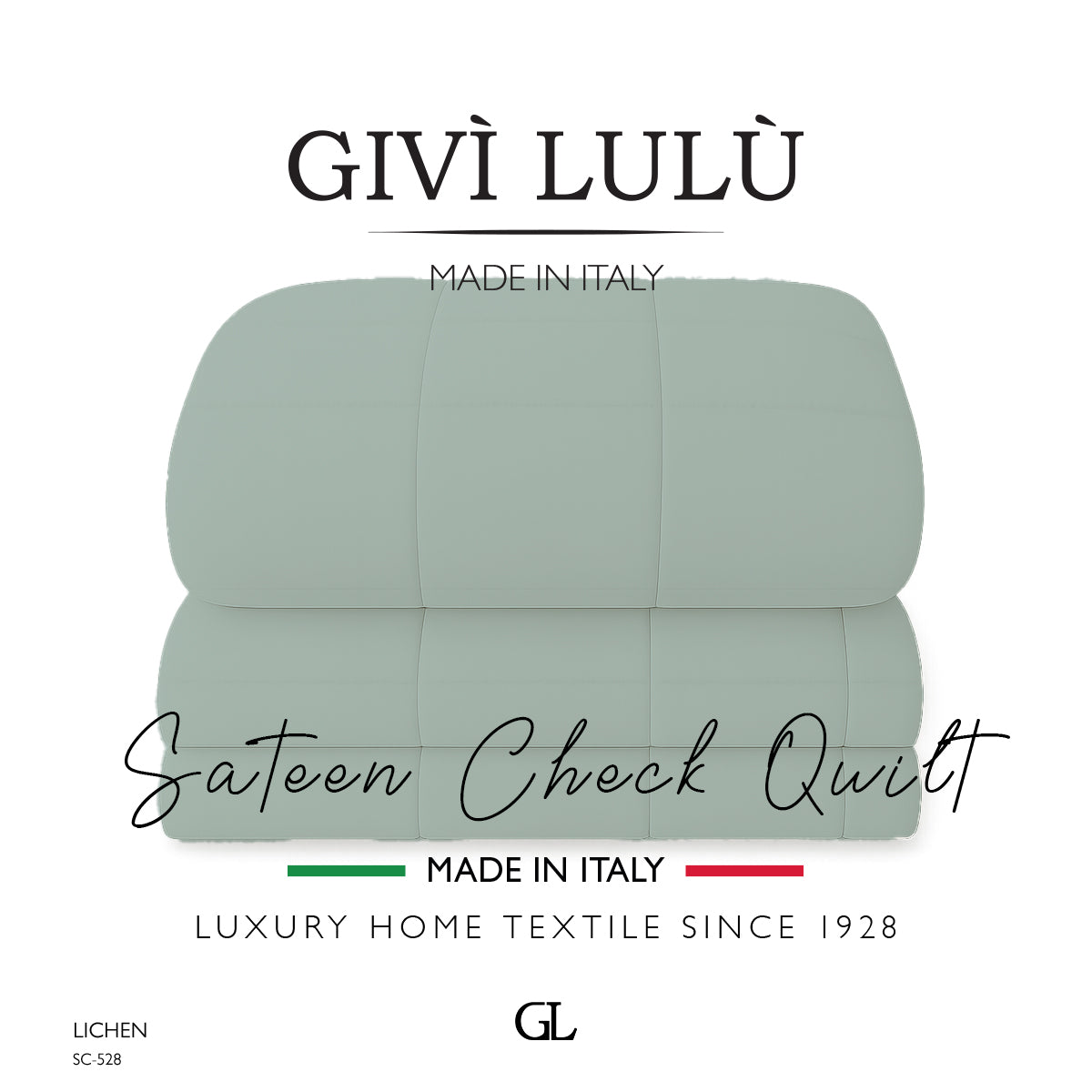 Check Quilt Winter - LICHEN