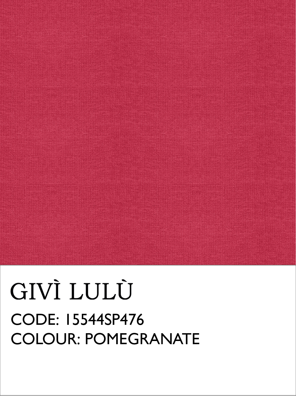 100% Linen Fabrics - Pomegranate