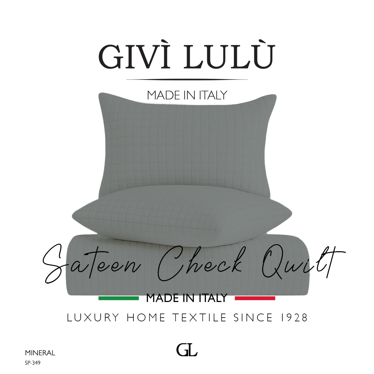 Check Quilt Summer - MINERAL