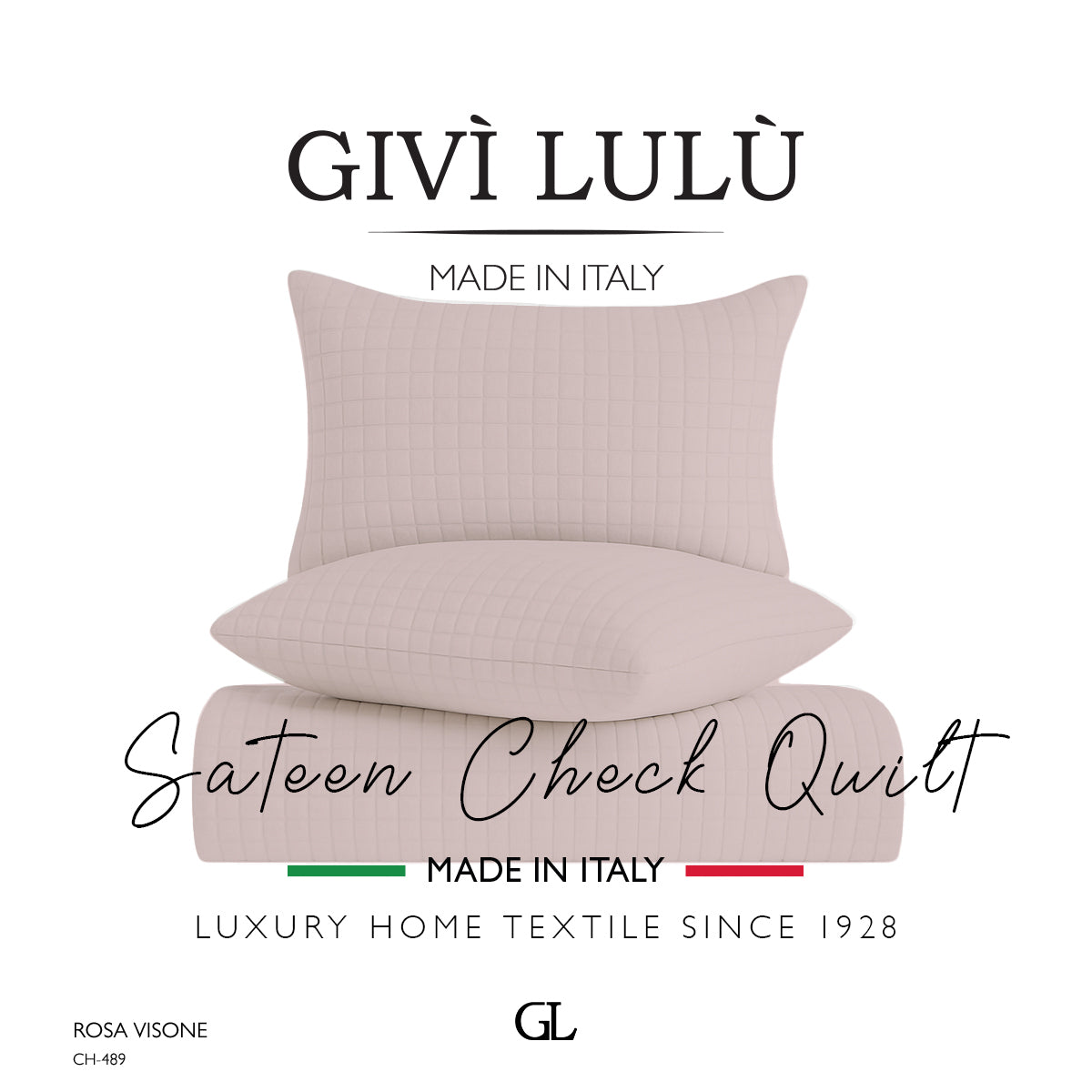 Check Quilt Summer - ROSA VISONE