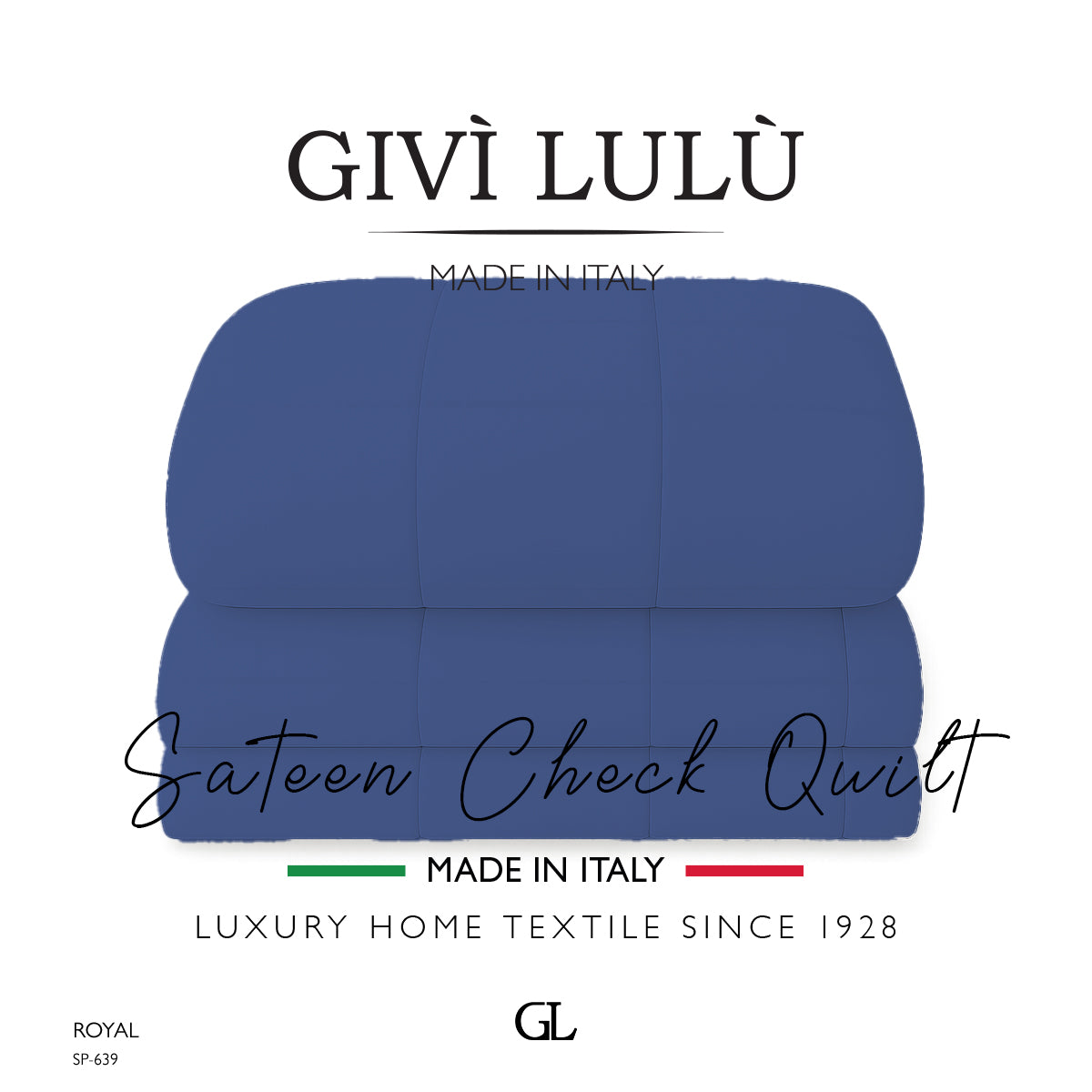 Check Quilt Winter - ROYAL