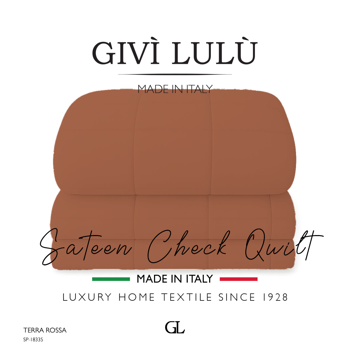 Check Quilt Winter - terra rossa