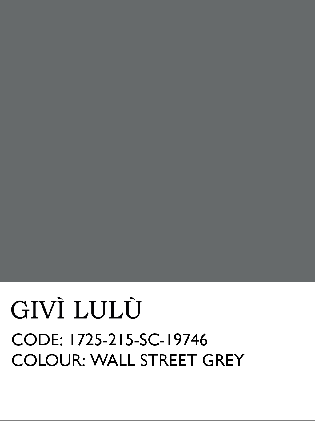 Tessuto Percalle 200 Thread Count - Wall Street Grey