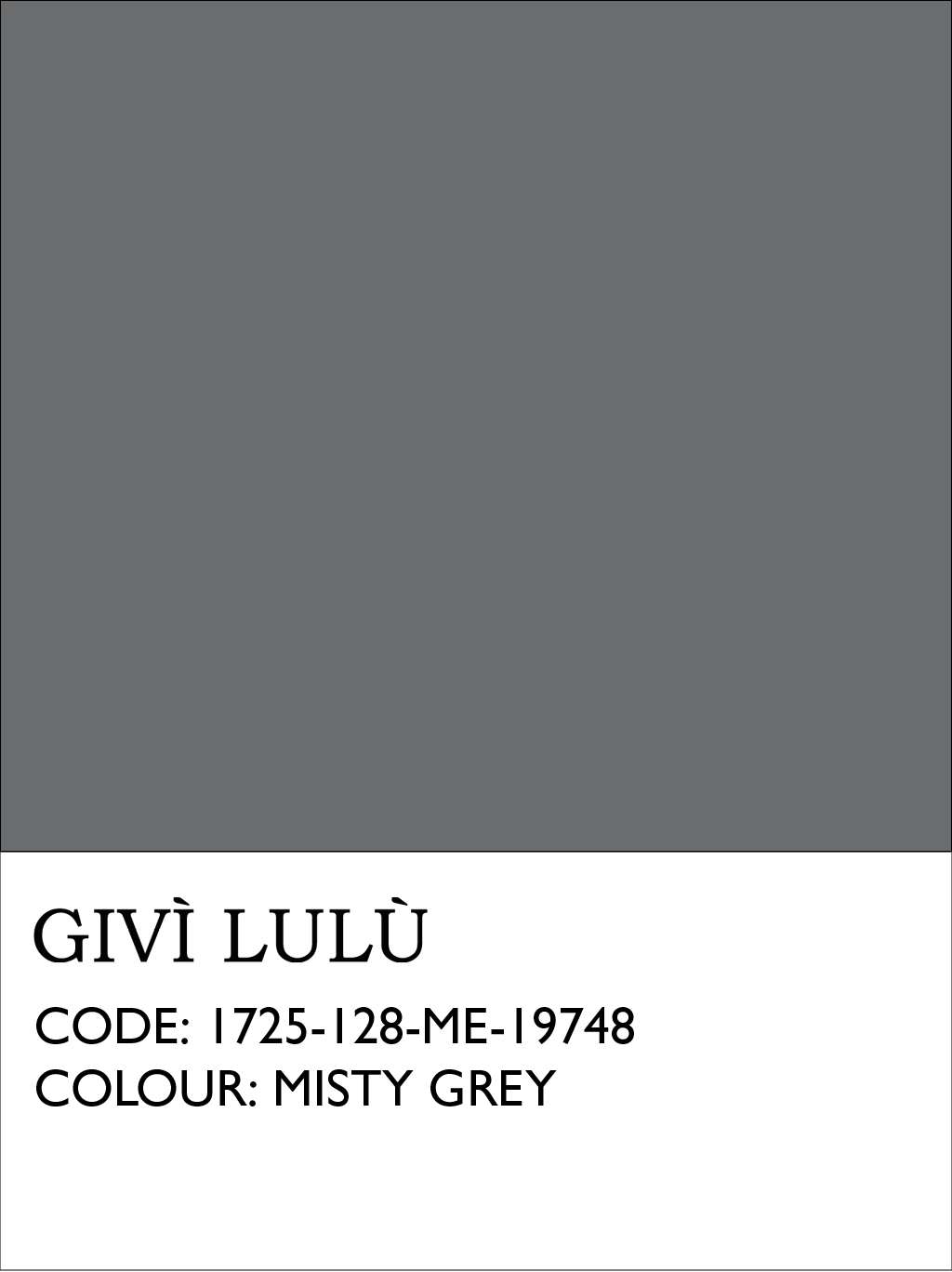 Tessuto Percalle 200 Thread Count - Misty Grey