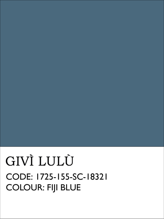 Tessuto Percalle 200 Thread Count - Fiji Blue