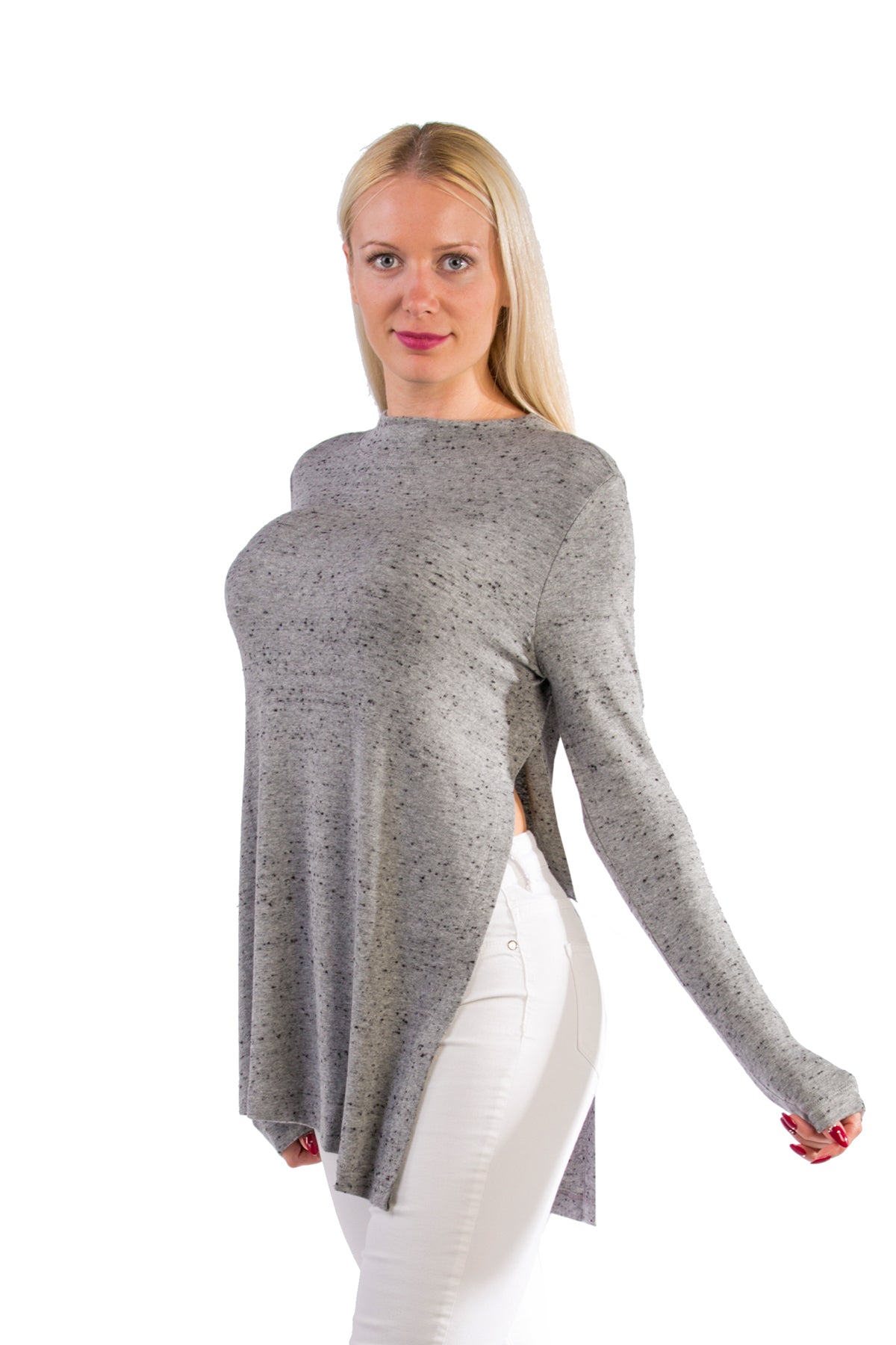 T-Shirt Maniche Lunghe  - Paprika