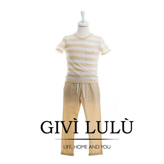 Completo Pigiama Con Righe Bambino - Mathis