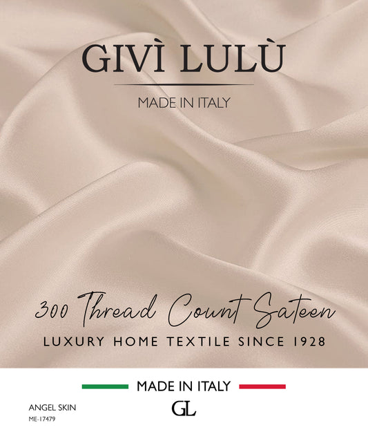 300 Thread Count Sateen Fabrics - ANGEL SKIN