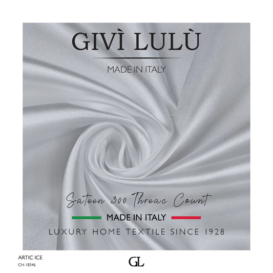 300 Thread Count Sateen Fabrics - ARTIC ICE