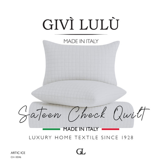 Check Quilt Summer - ARTIC ICE