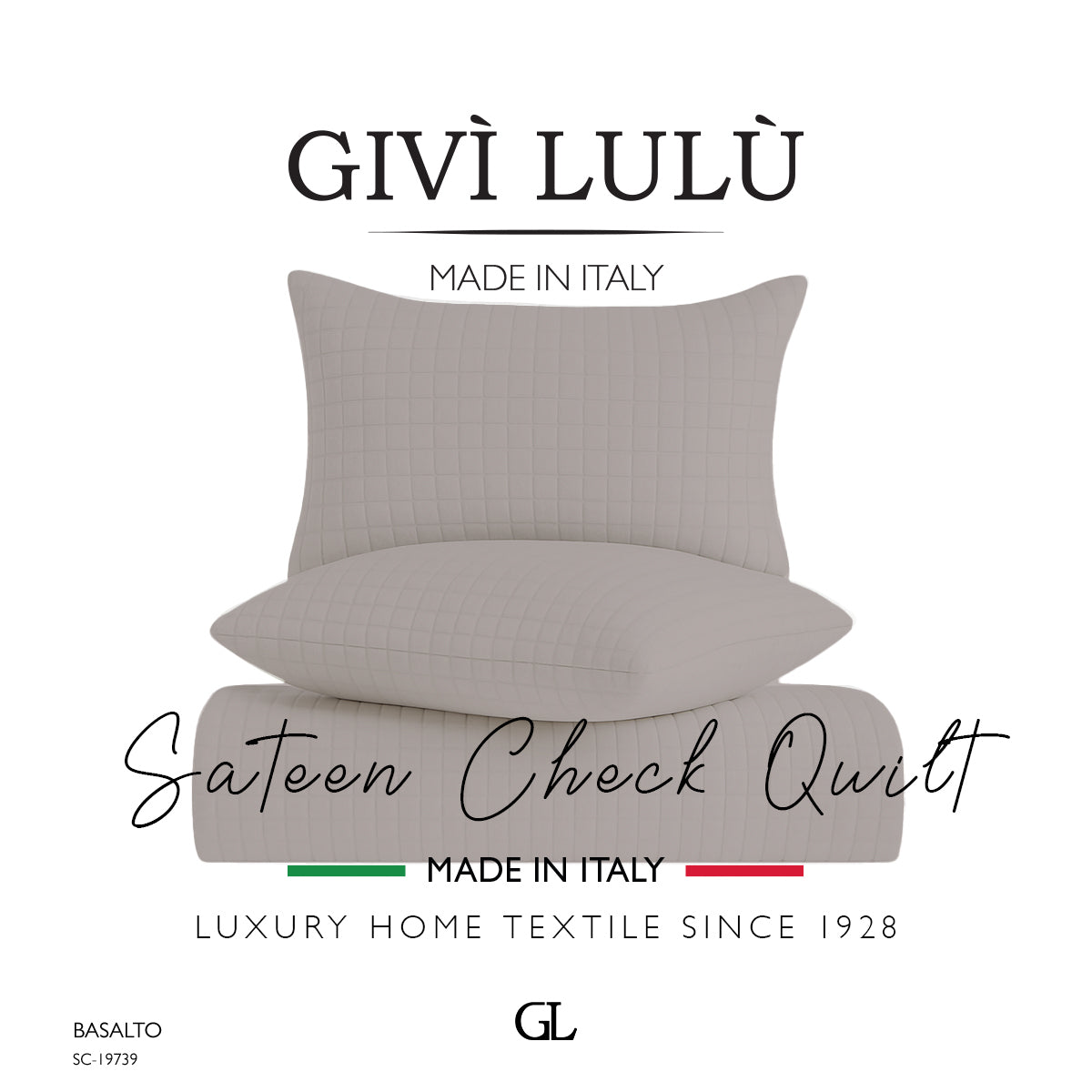 Check Quilt Summer - BASALTO