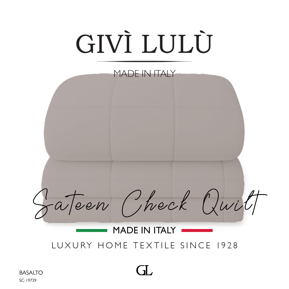 Check Quilt Winter - BASALTO