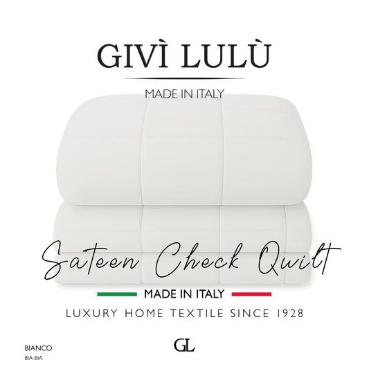 Check Quilt Winter - BIANCO