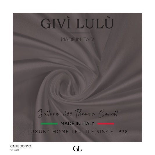 300 Thread Count Sateen Fabrics - caffe doppio