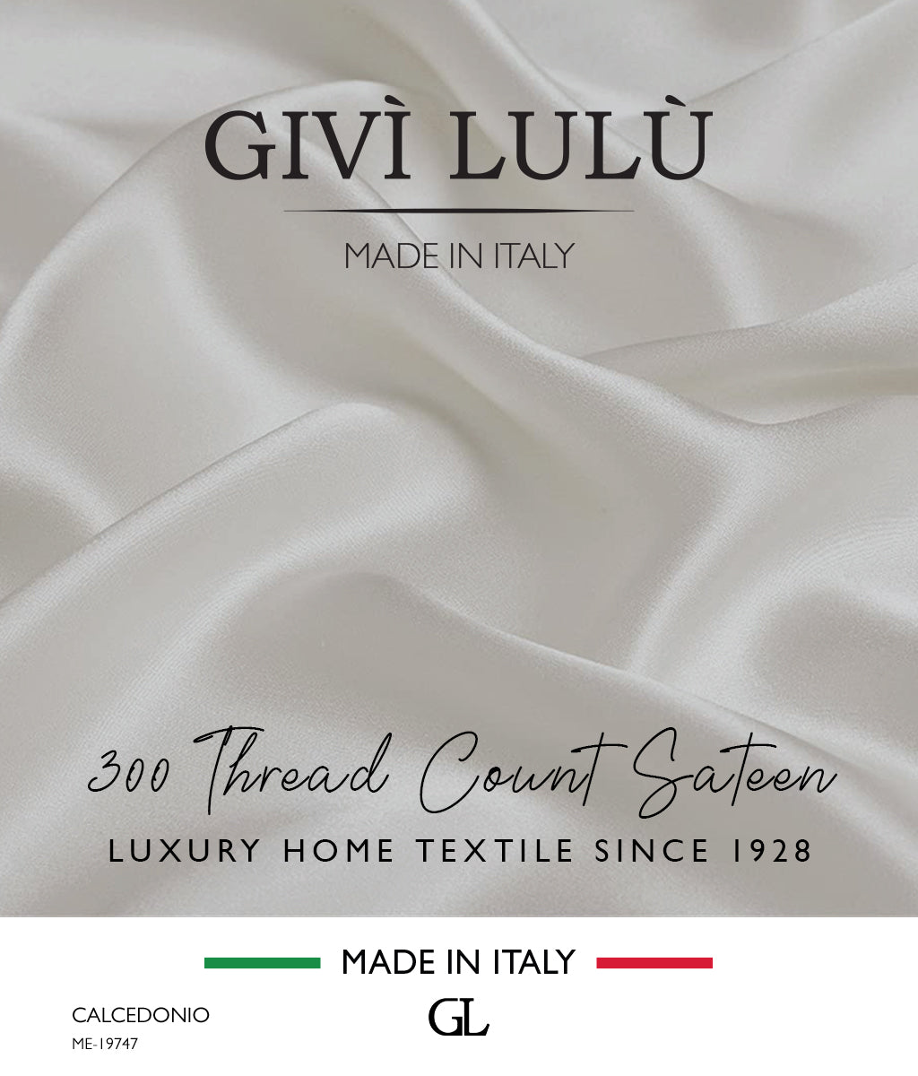 300 Thread Count Sateen Fabrics - CALCEDONIO