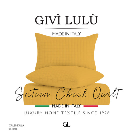 Check Quilt Summer - CALENDULA