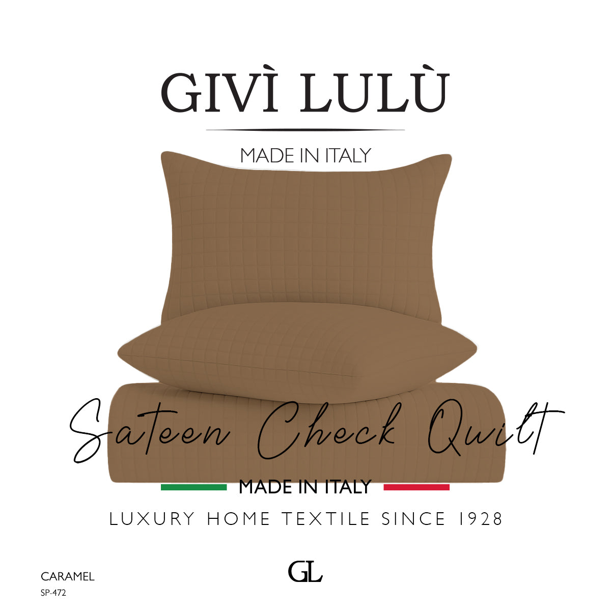 Check Quilt Summer - CARAMEL