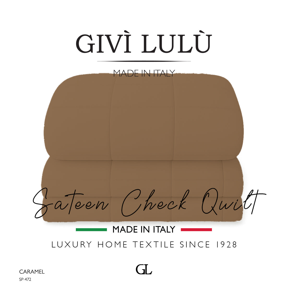 Check Quilt Winter - CARAMEL