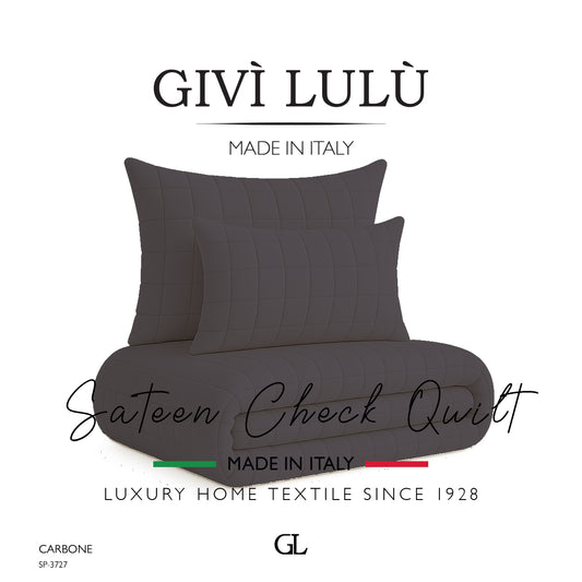 Check Quilt Mid Season - CARBONE