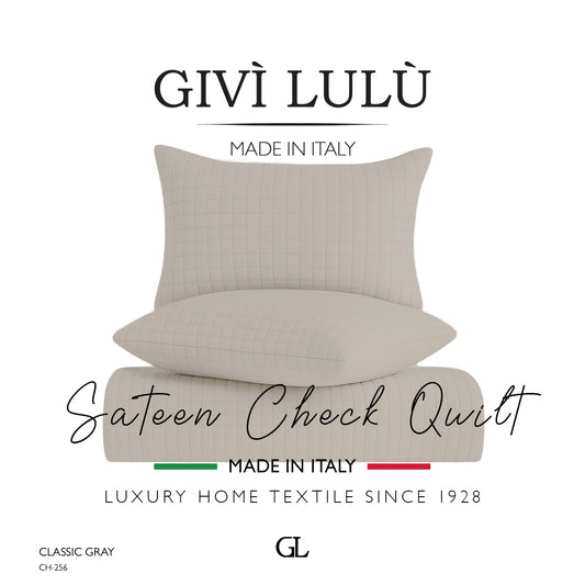 Check Quilt Summer - CLASSIC GRAY