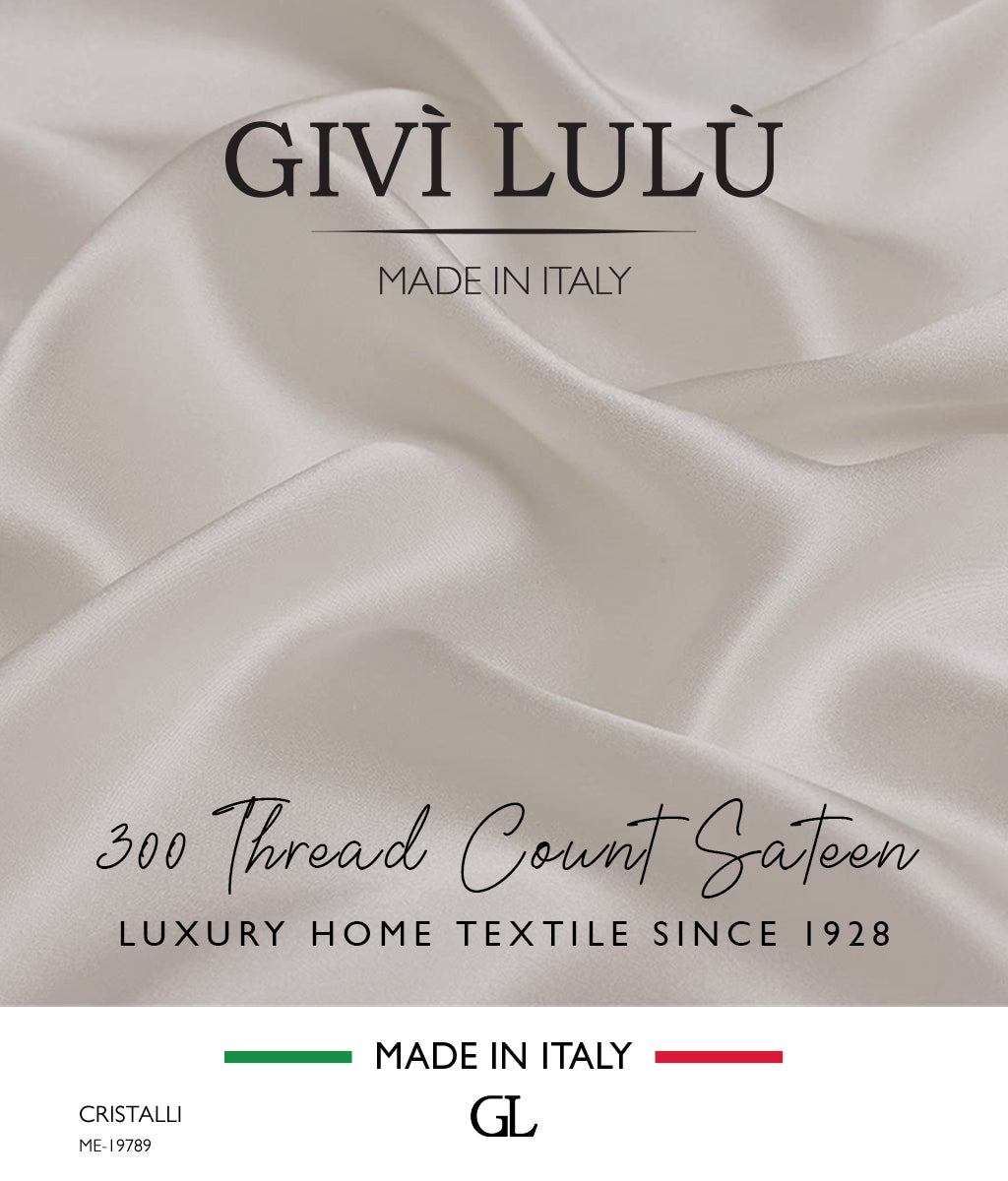 300 Thread Count Sateen Fabrics - CRISTALLI