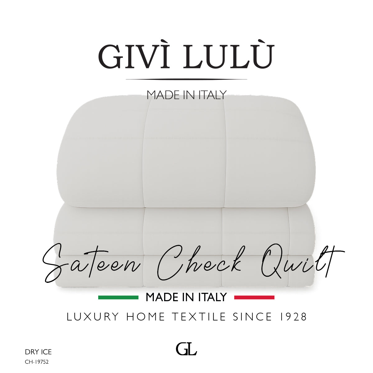 Check Quilt Winter - DRY ICE