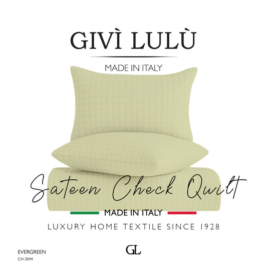 Check Quilt Summer - EVERGREEN