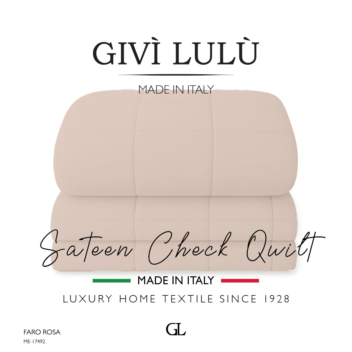 Check Quilt Winter - faro rosa