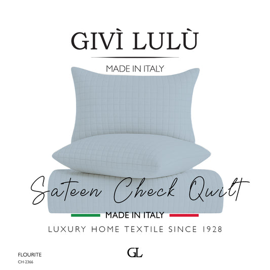 Check Quilt Summer - FLOURITE