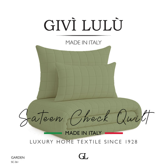 Check Quilt Mid Season - GARDEN