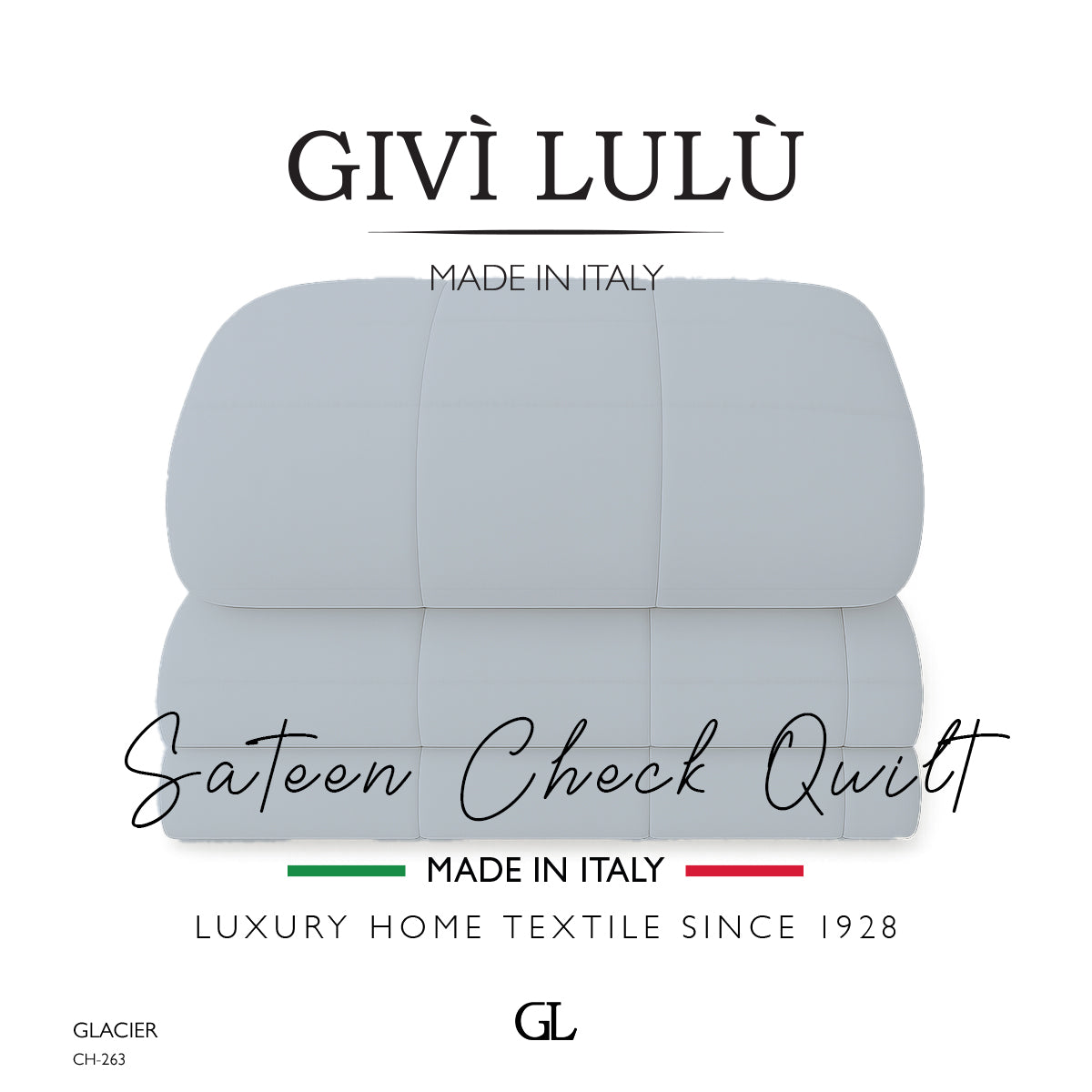 Check Quilt Winter - GLACIER