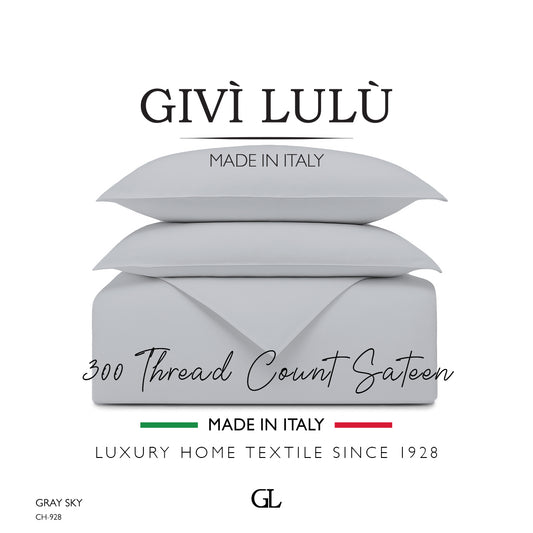 Solid 300 Thread Count - gray sky