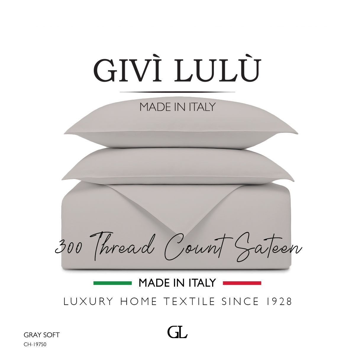 Solid 300 Thread Count - gray soft