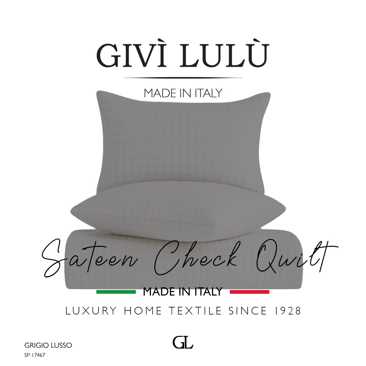 Check Quilt Summer - GRIGIO LUSSO