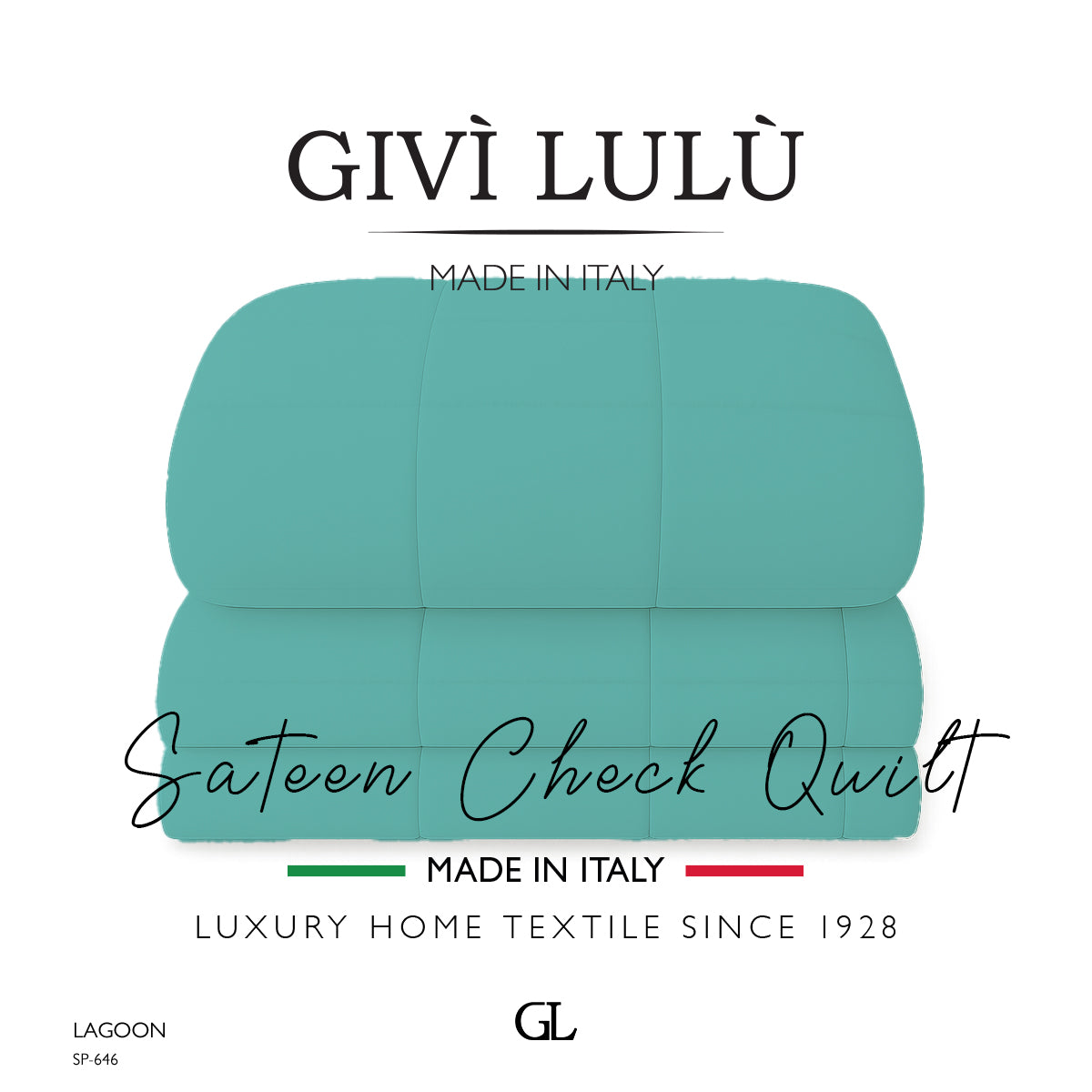 Check Quilt Winter - LAGOON