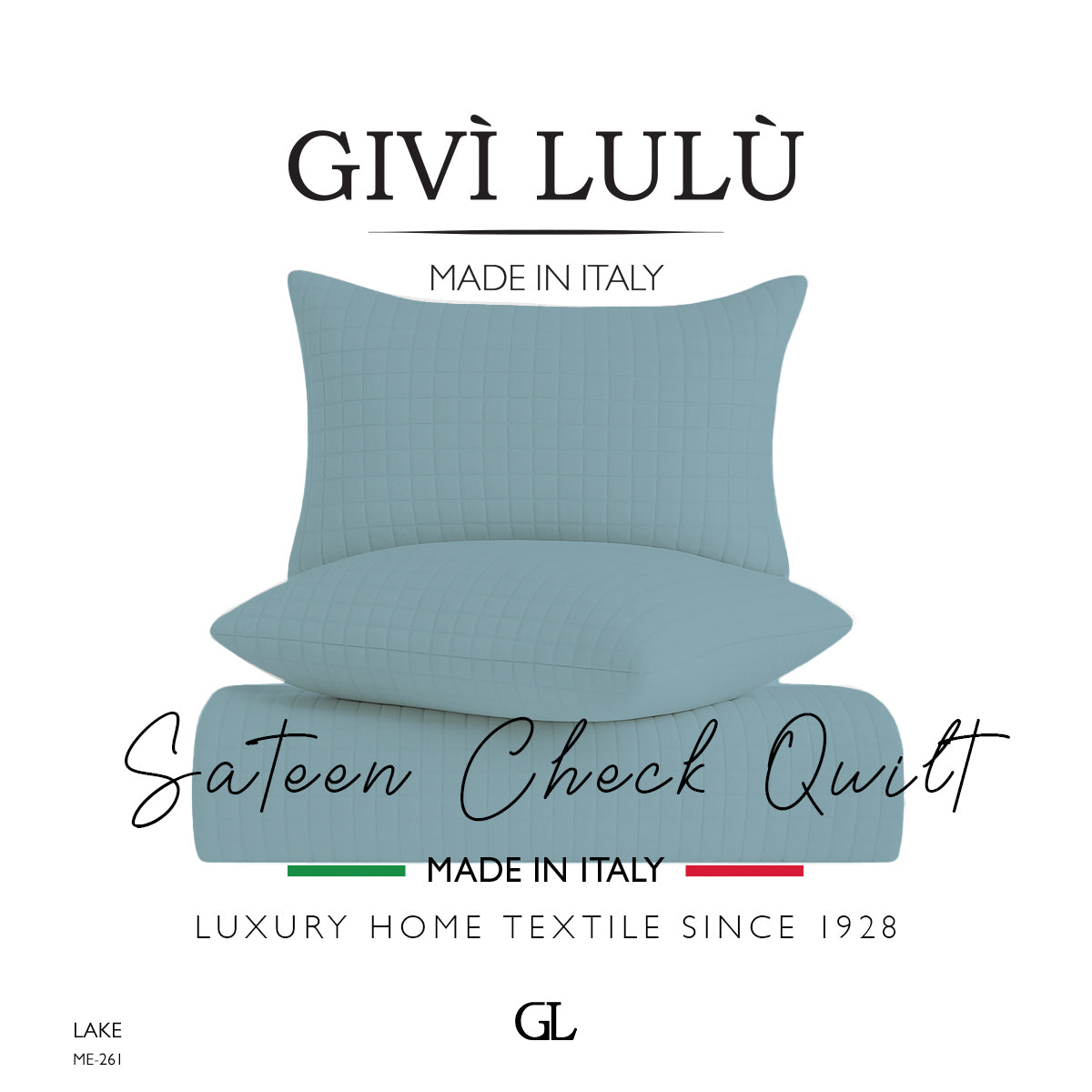 Check Quilt Summer - LAKE
