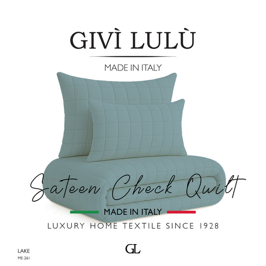 Check Quilt Mid Season - LAKE