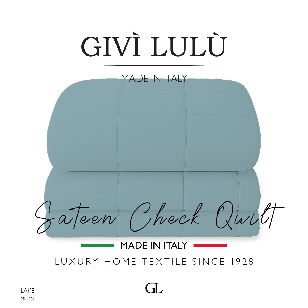 Check Quilt Winter - LAKE