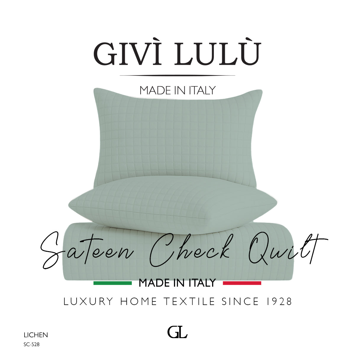 Check Quilt Summer - LICHEN