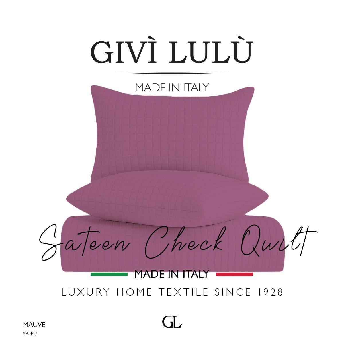 Check Quilt Summer - MAUVE