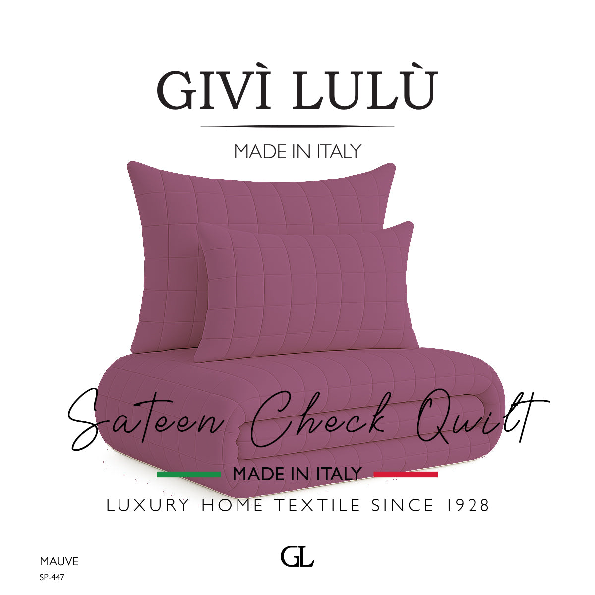 Check Quilt Mid Season - MAUVE