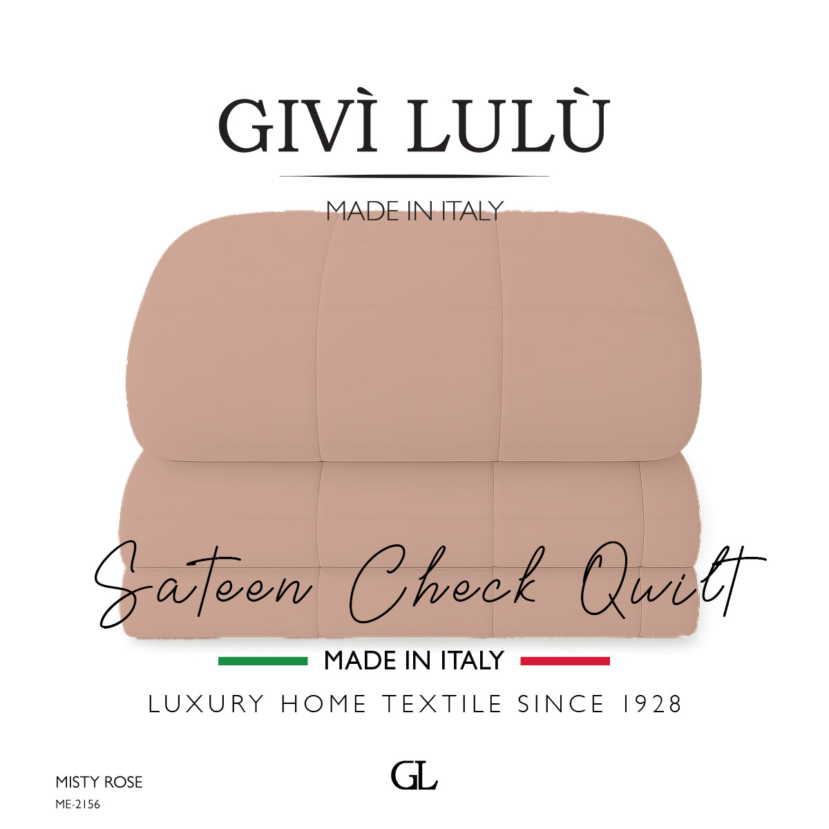 Check Quilt Winter - MISTY ROSE