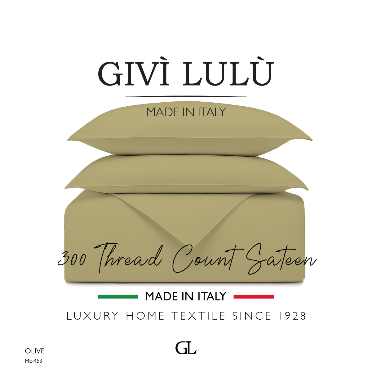 Solid 300 Thread Count - olive